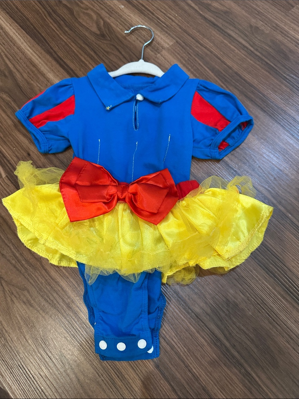 Disney Snow White Costume Bodysuit for Baby Girl Princess Tutu Costume Bodysuit
